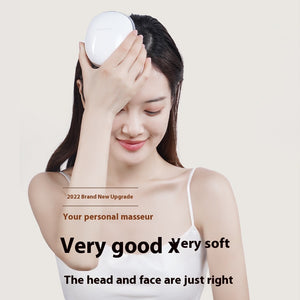 Hot Compress Red Light Head Massager