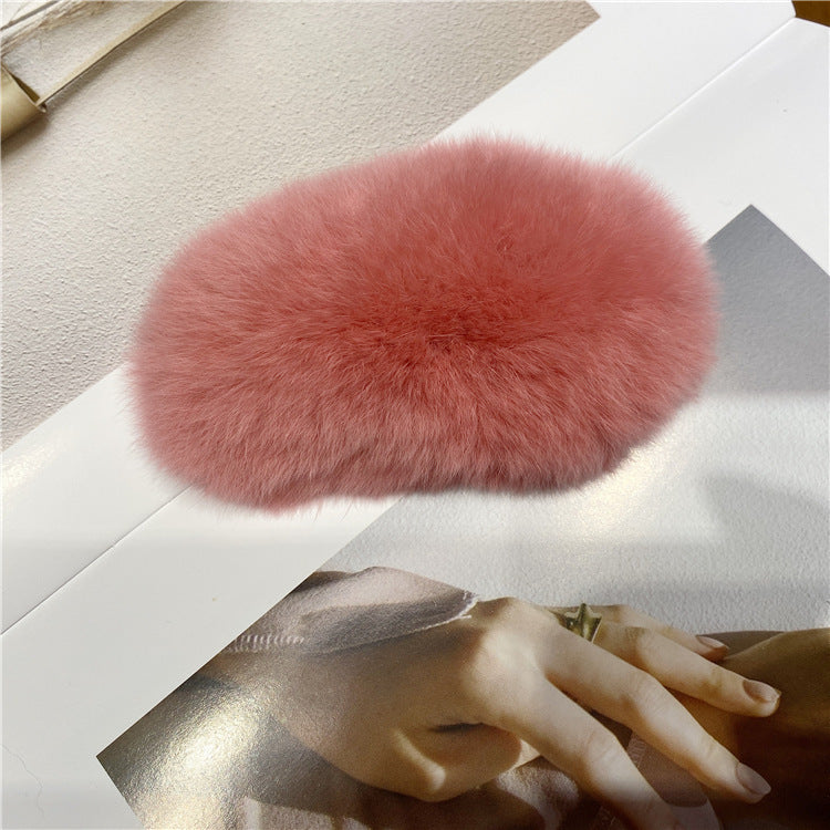 Korea Real Otter Hair Hair Clip Female